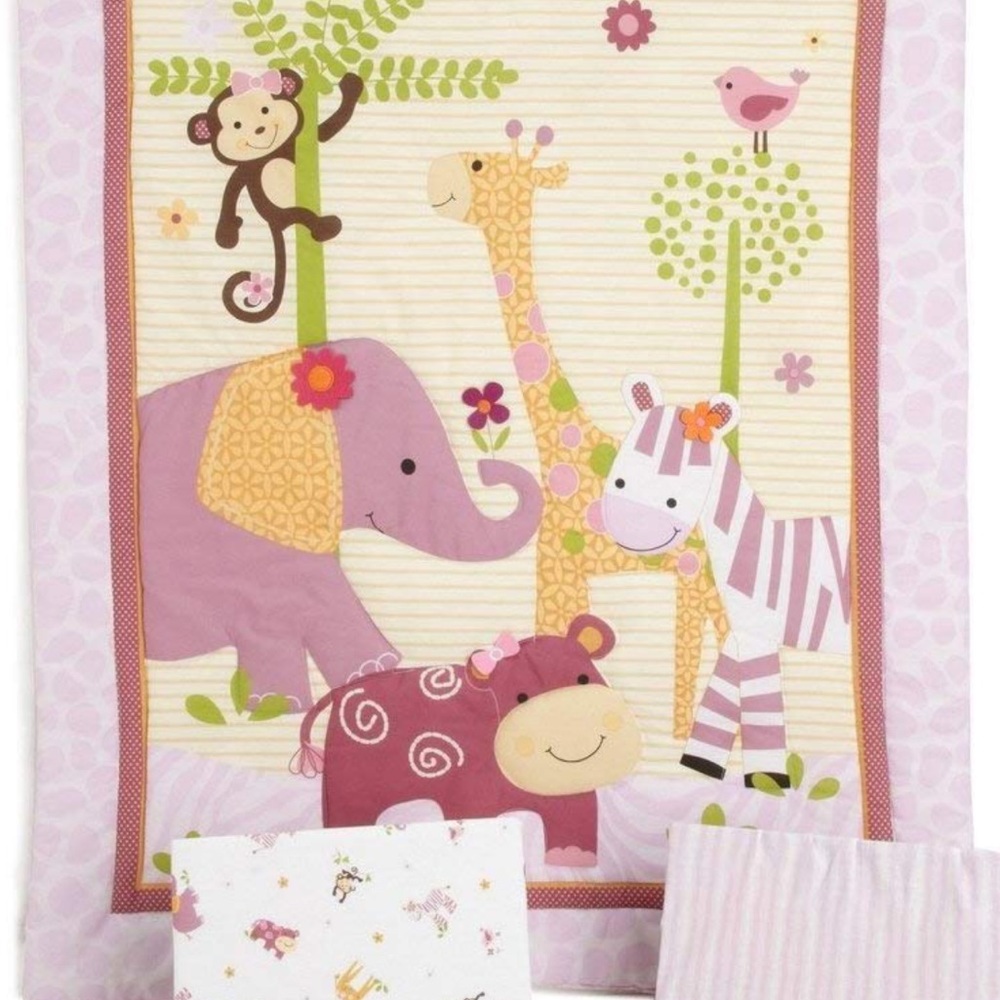 Bedtime Originals 3 piece crib set Lil’ Friends